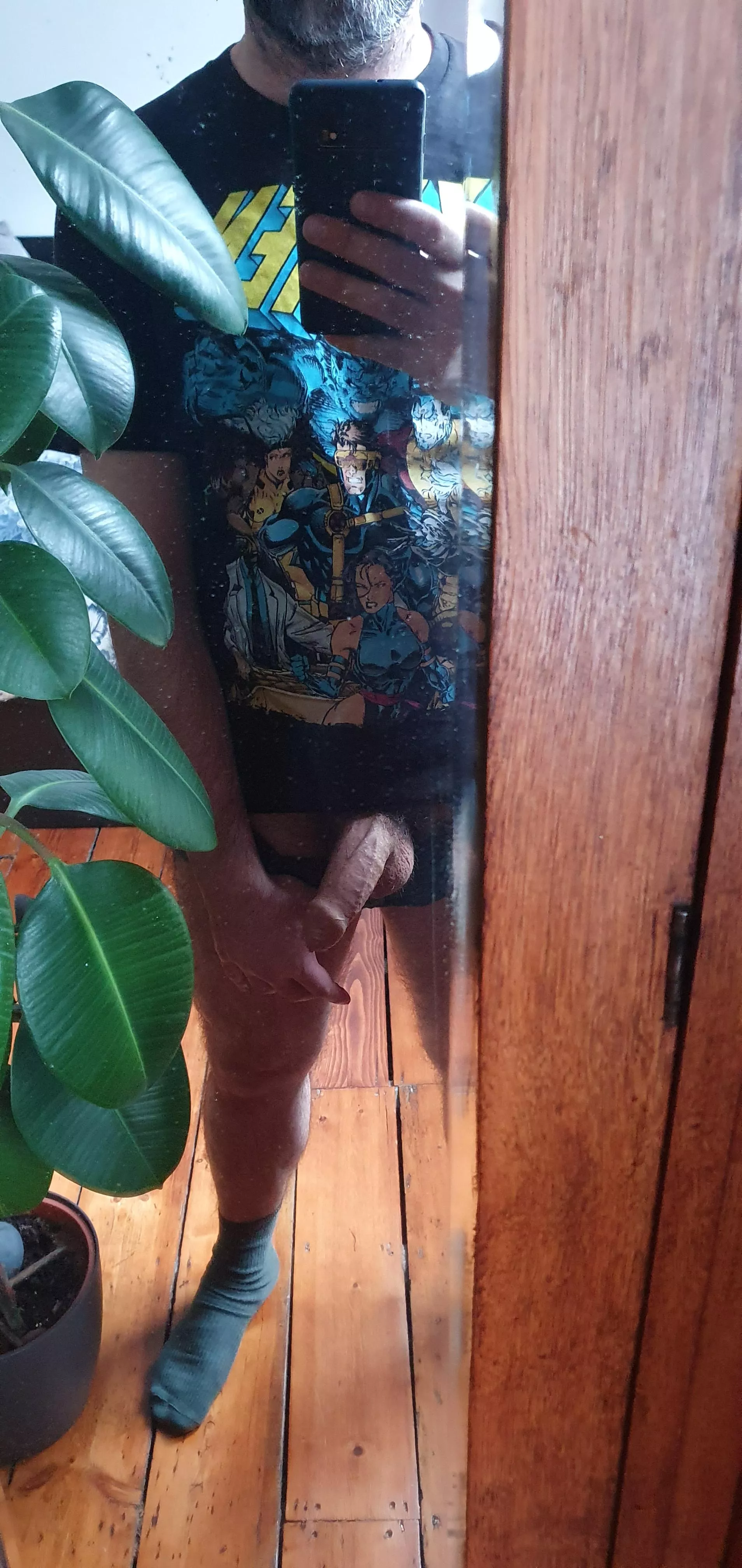 woke up to a cloudy weather and a heavy cock