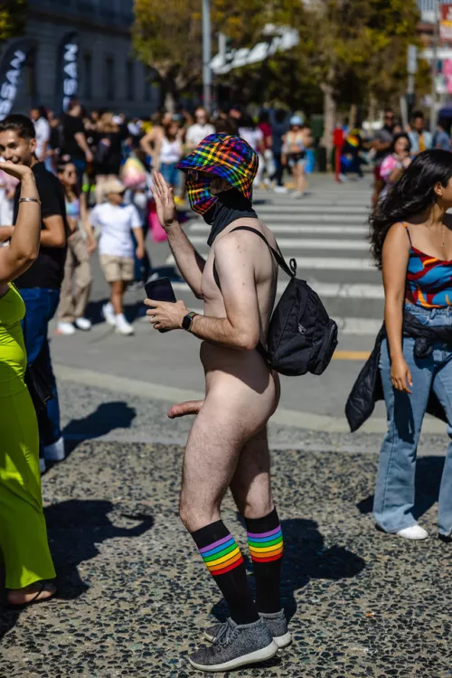 Yep, a hard guy in a public place!