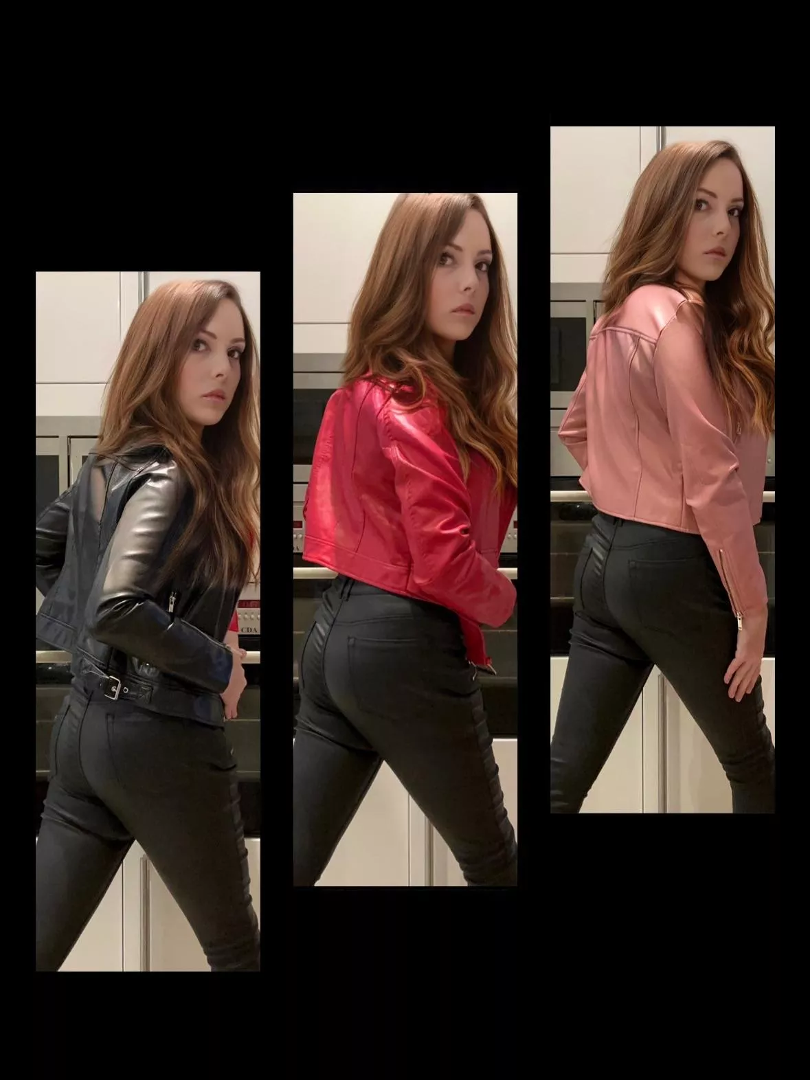 All black, red, or pink?