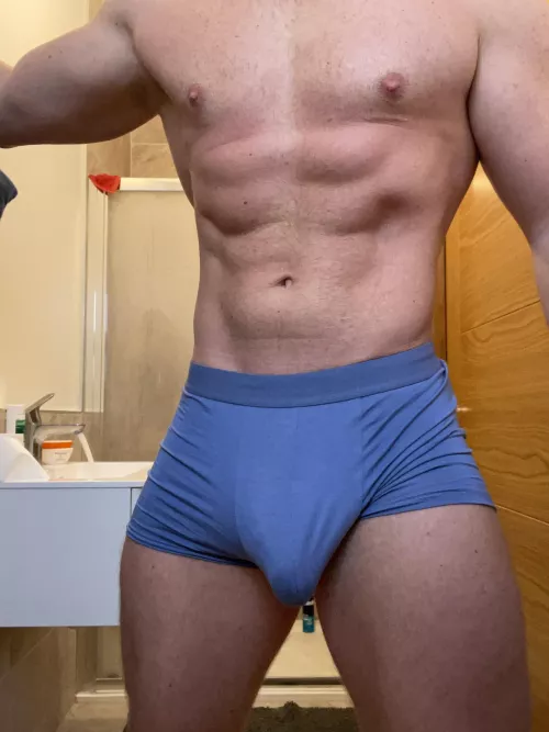 Blue underwear