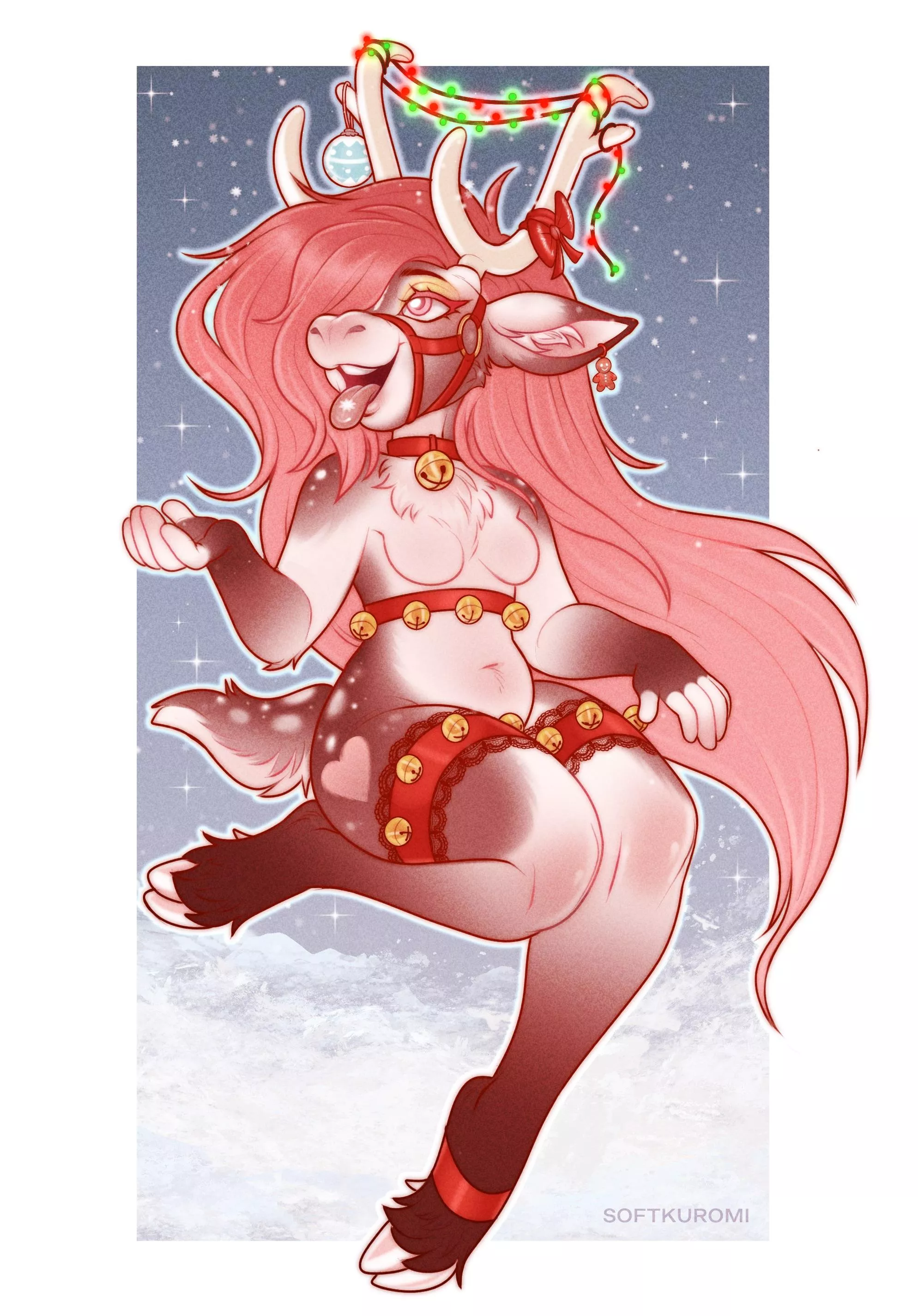 First Snowfall ❄️ (art by me!)