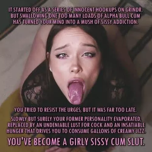 Give in, fighting it is pointless. it is inevitable