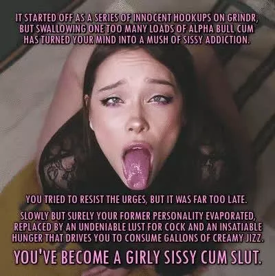 Give in, fighting it is pointless. it is inevitable