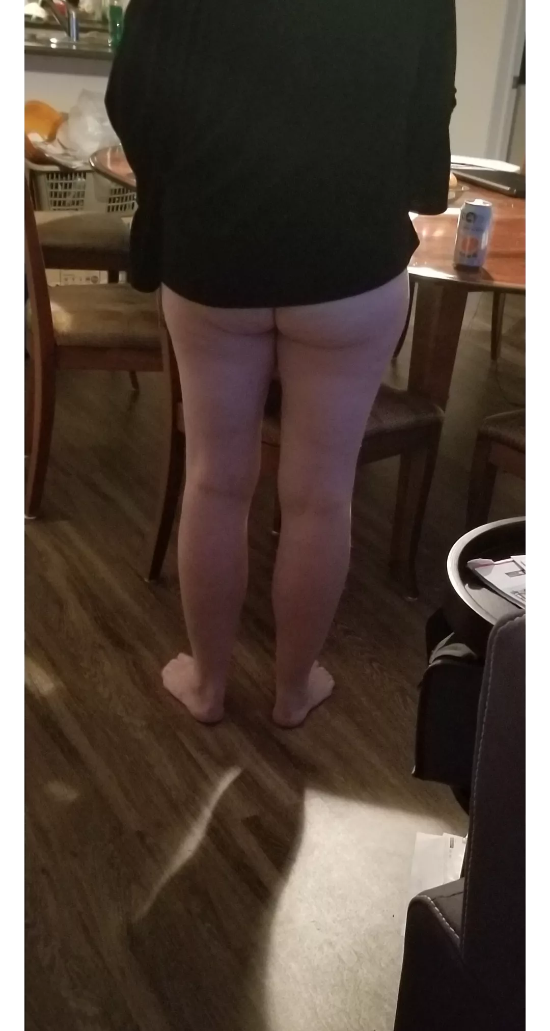 Hanging around no panties