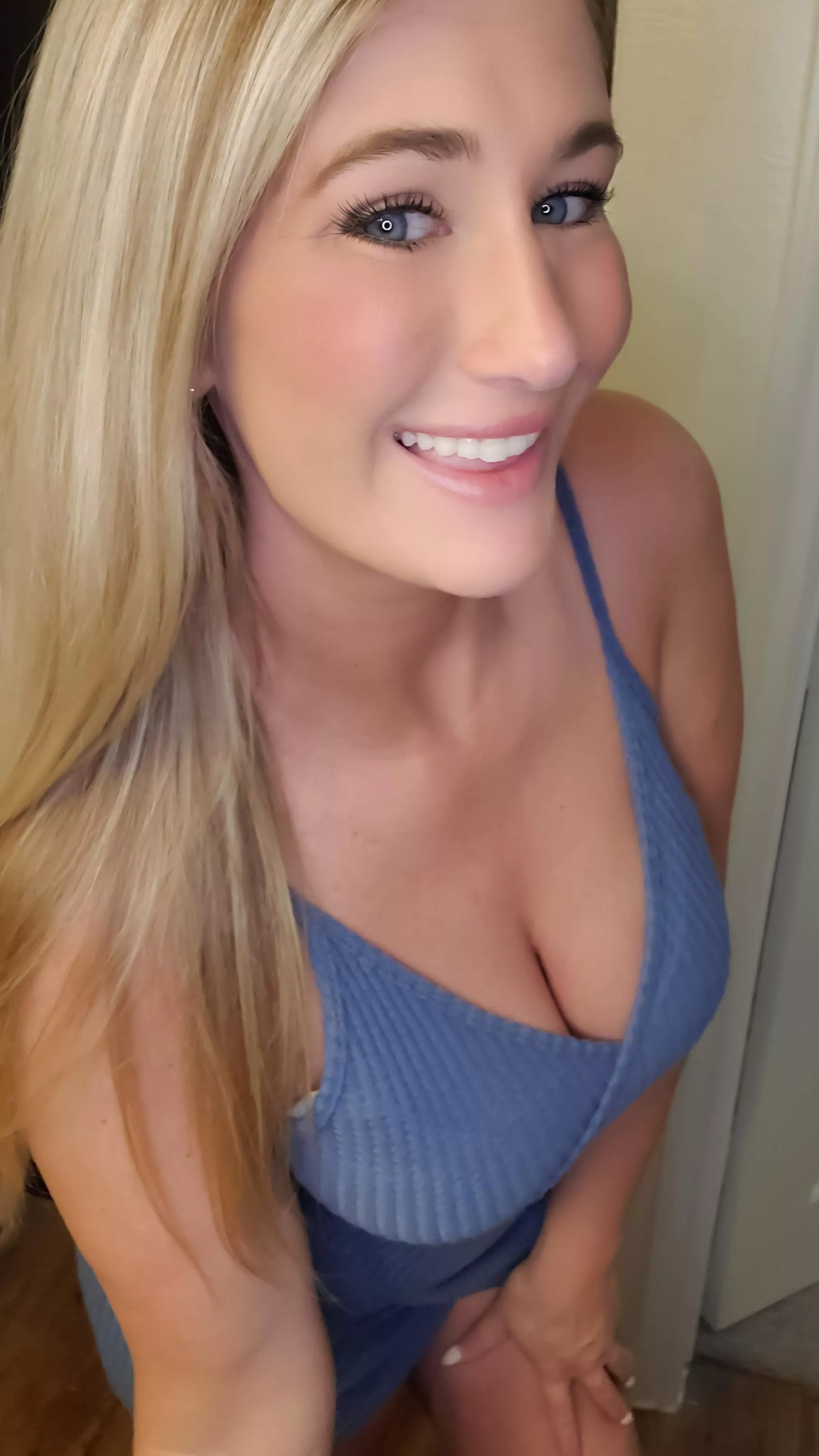 Hey...my eyes are up here, babe!