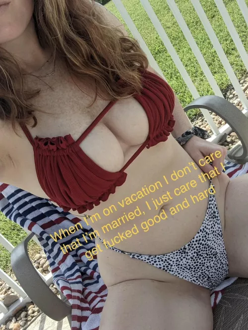 If I’m on vacation it should be about ME right??