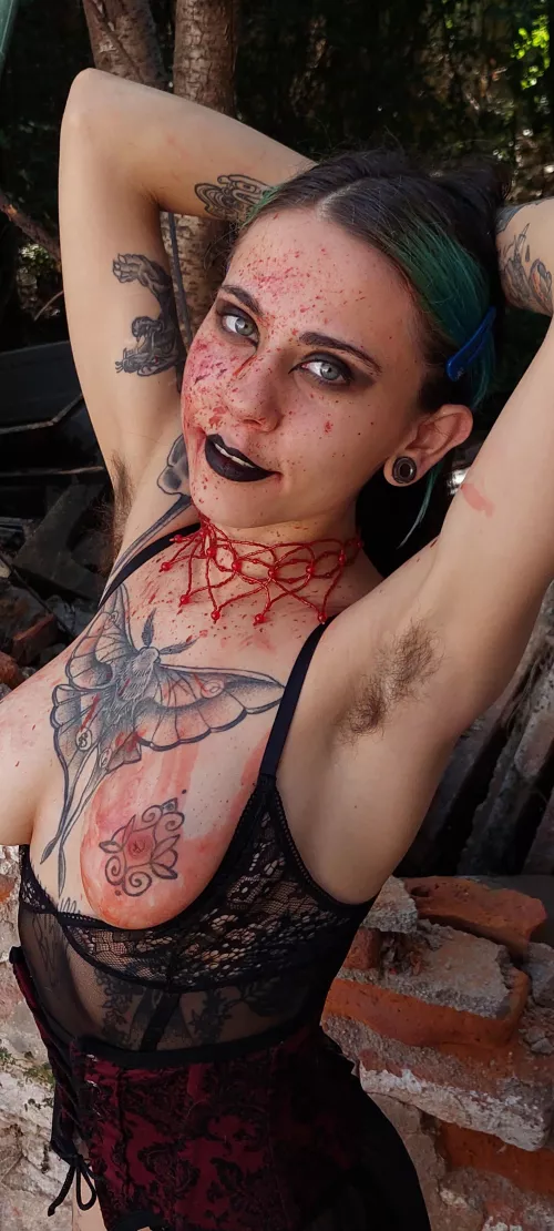 Lick my pits for me!