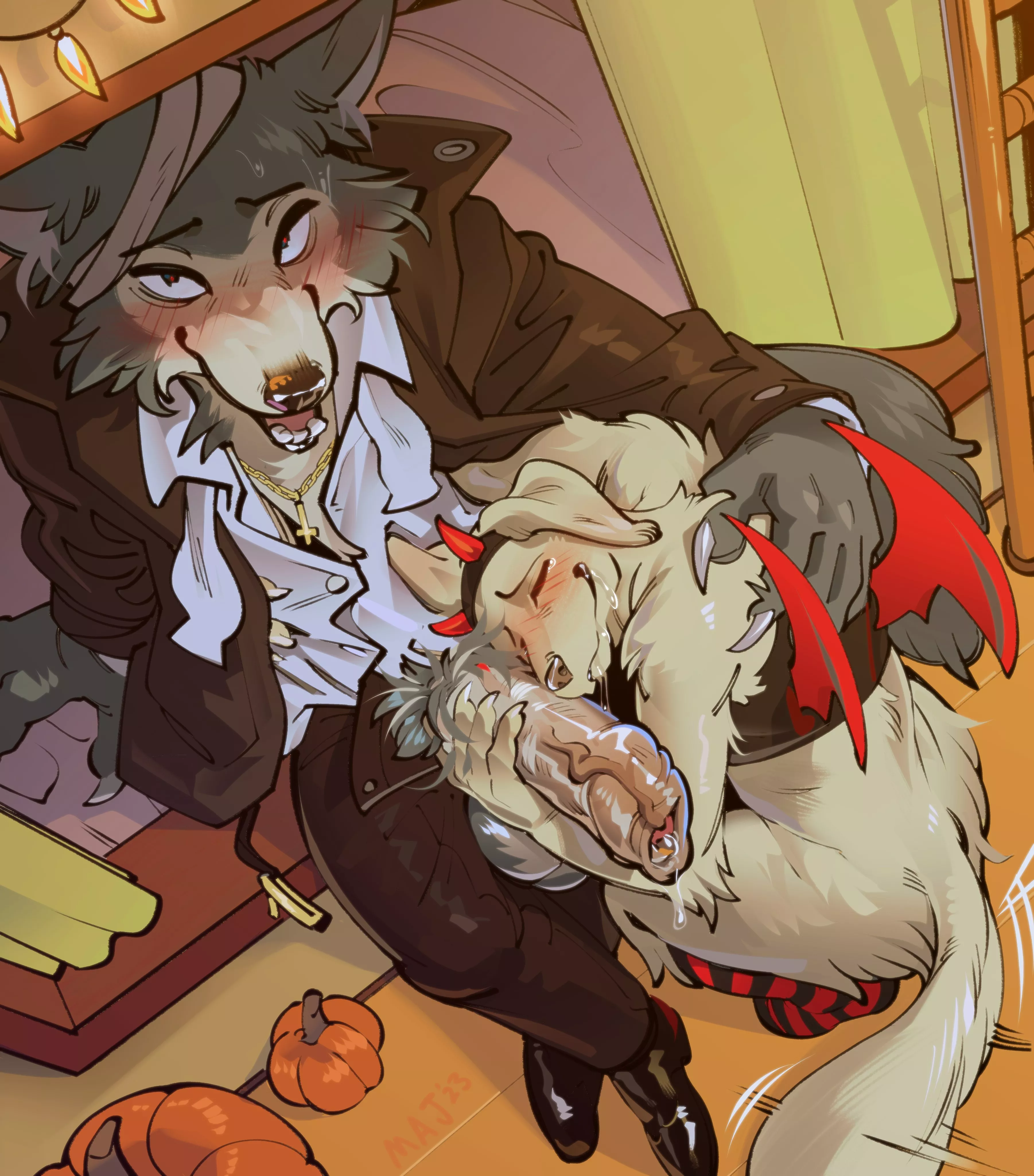 Room 701 Halloween Party GONE WILD!!?! (maj_mango)