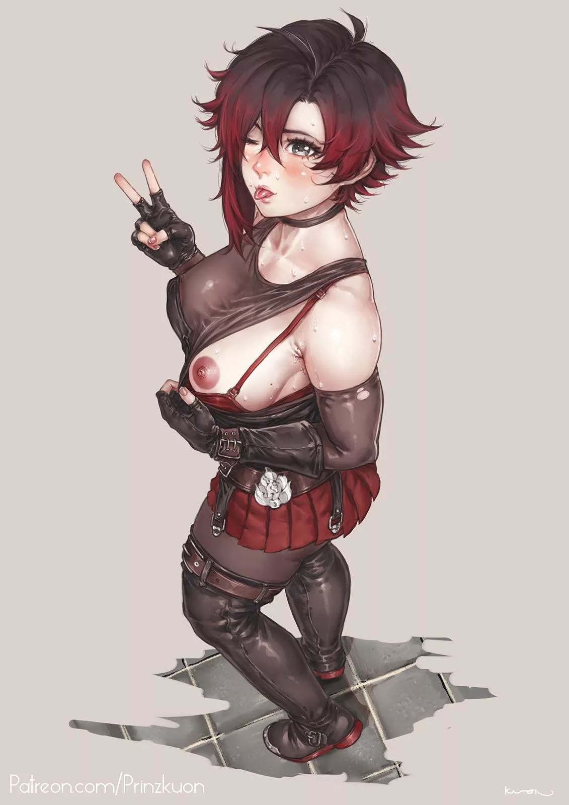 Ruby Giving Us A Peek At The Goods… (PrinzKuon)