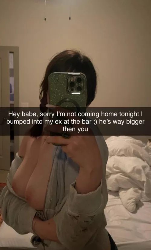 Saw my ex at the bar again🙄