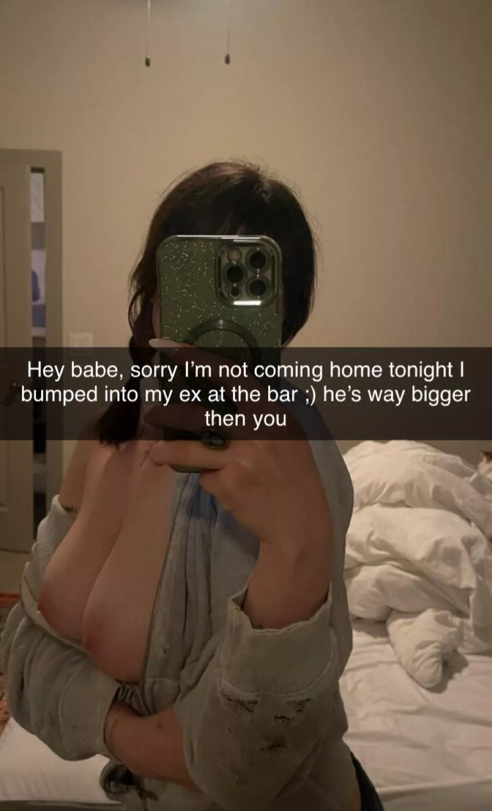 Saw my ex at the bar again🙄