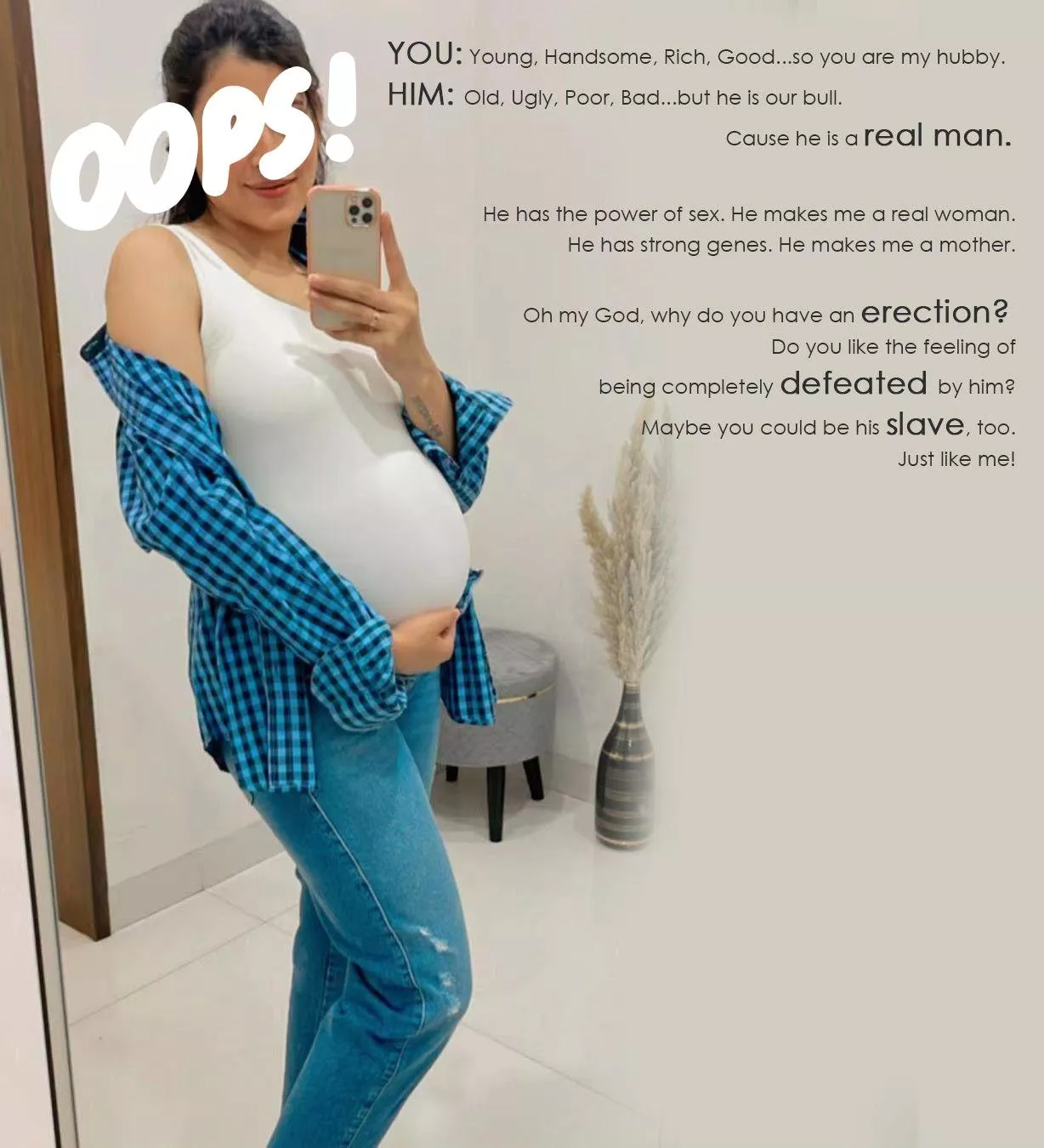 She is pregnant, but you are not the father (1)