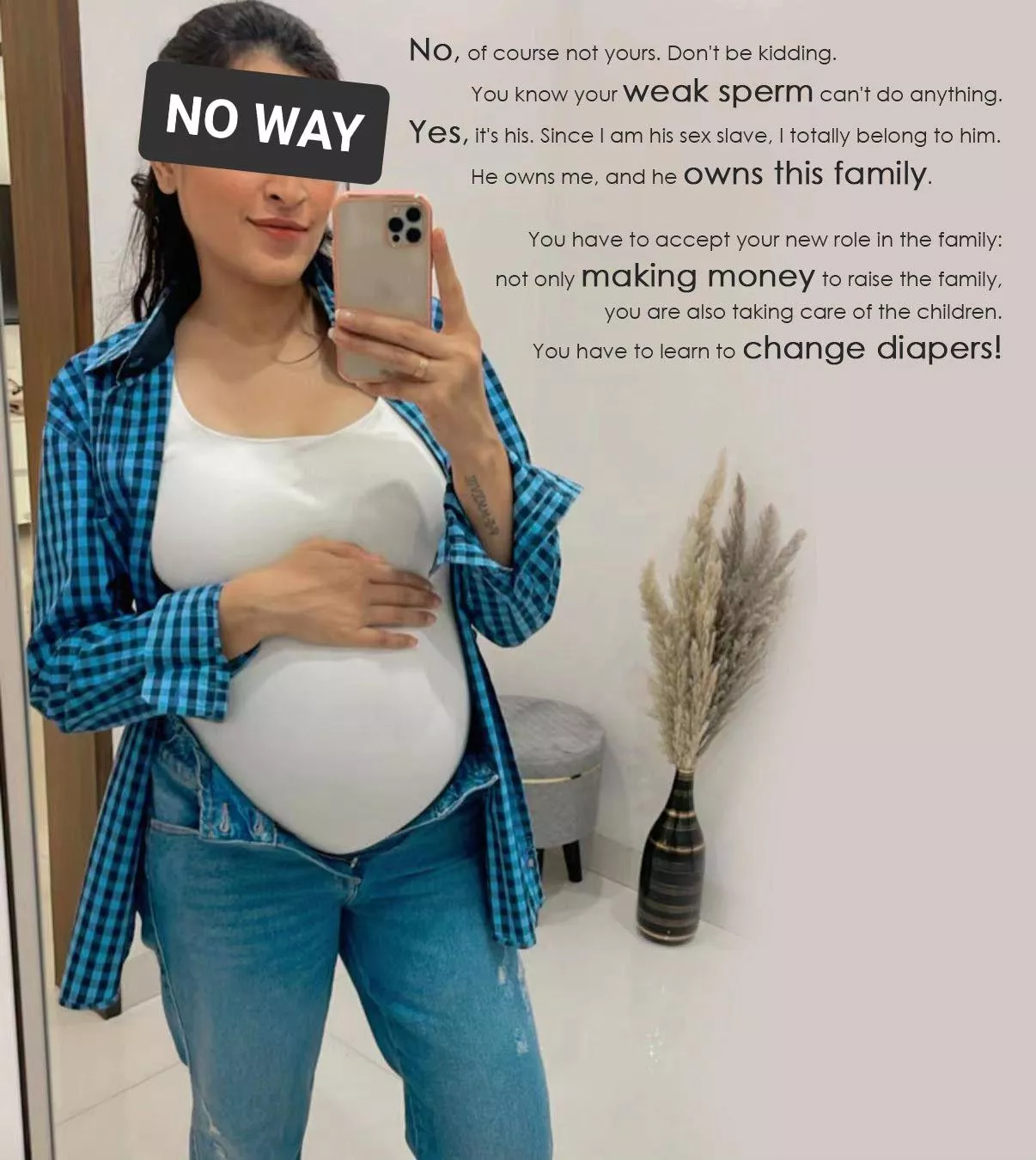 She is pregnant, but you are not the father (2)