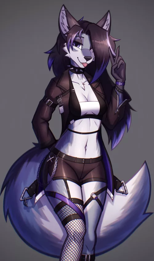 Smth smth wolf girl wip (KunstWaffe)