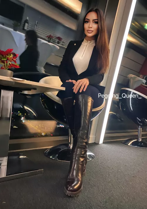 Tell me that you like my leather boots