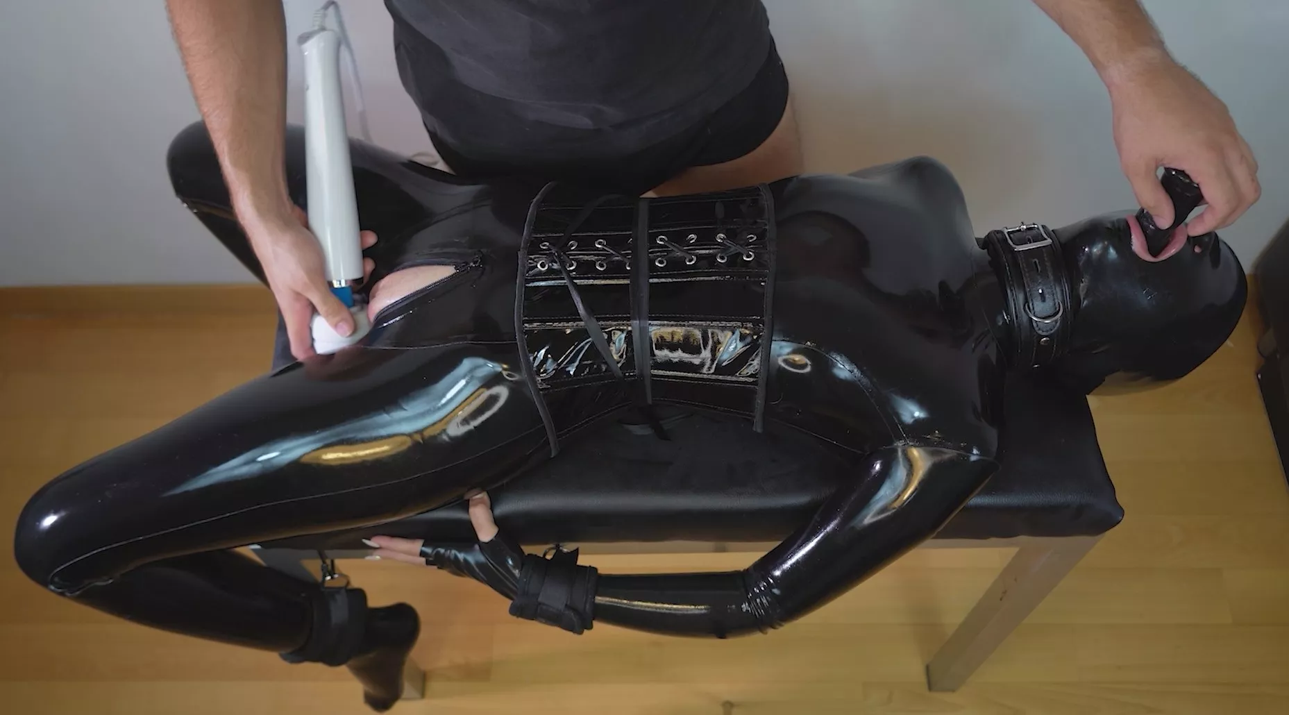 The only way I'm allowed to orgas[M] is while gagging on cock. I think it's slowly rewiring my brain because I get sloppy wet as soon as he shoves his cock down my throat. Also, I was a naughty girl once and tried masturbate on my own but I couldn't c