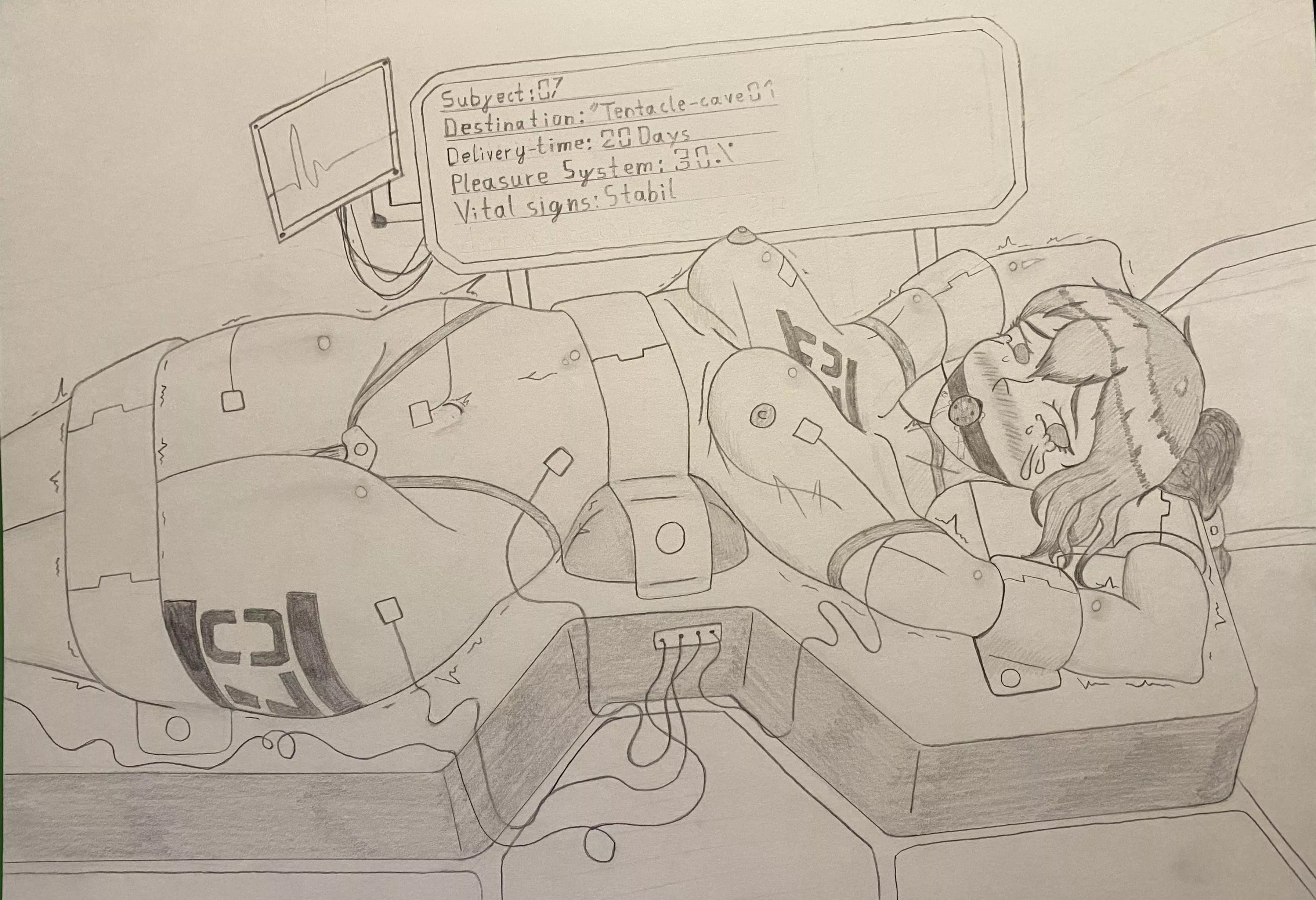 They are really putting anything on the cargo ships now… (art by me)