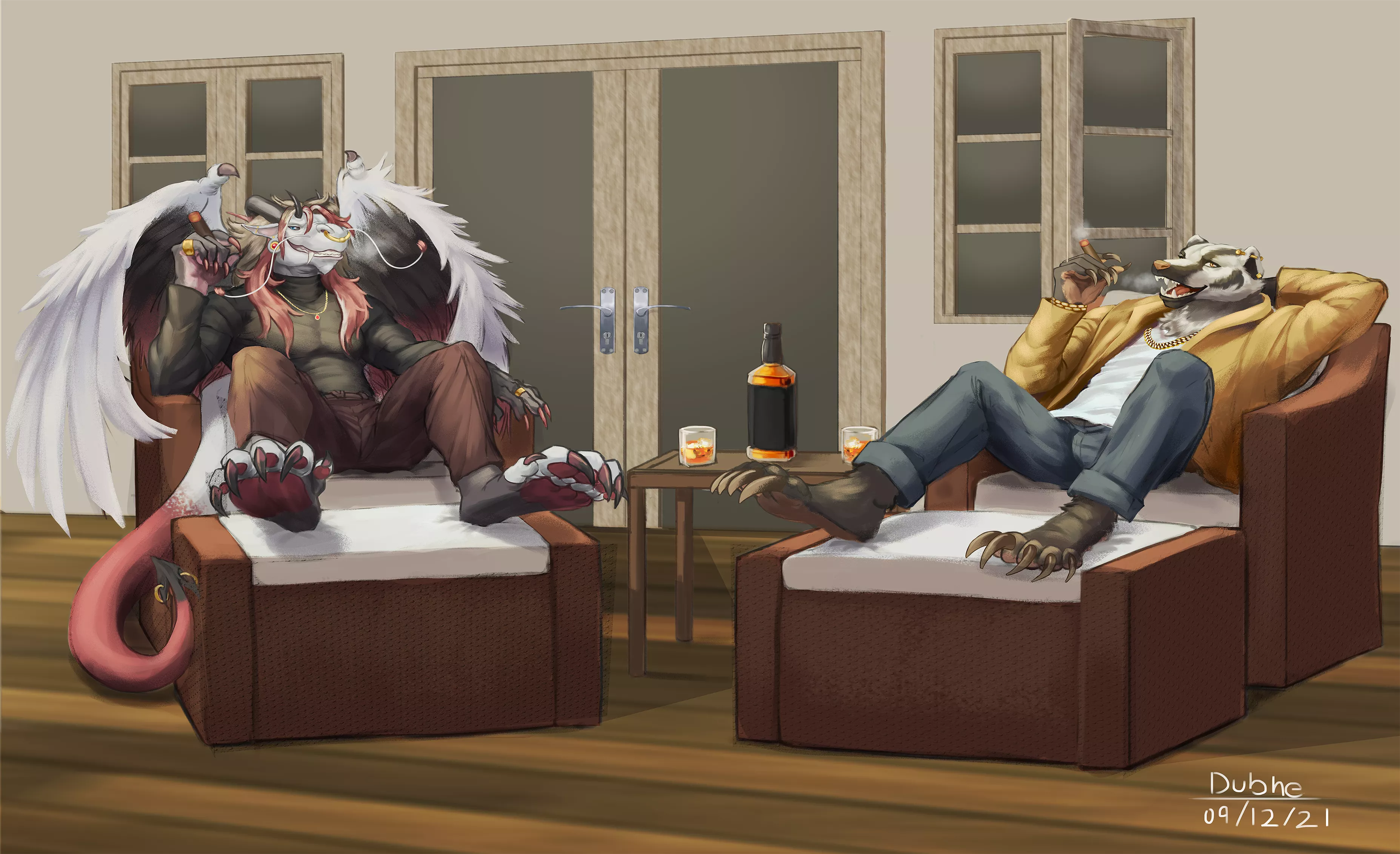 What do you think these two fellas are talking about?