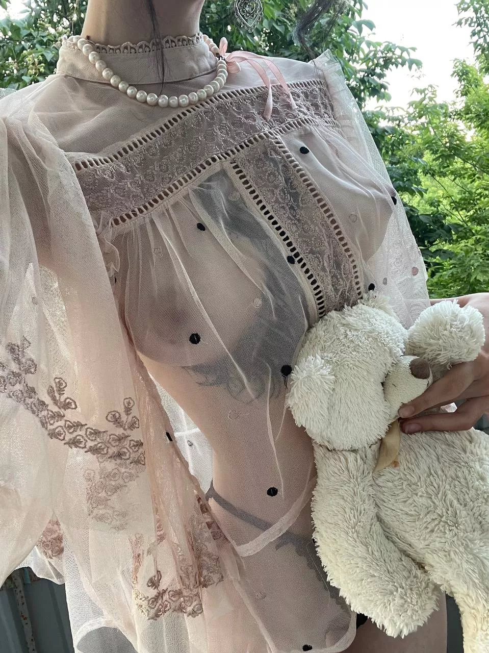 You can cum on my tits, but I prefer it inside me