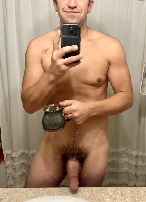 (35) Everyone likes shower beers. What about shower coffee?