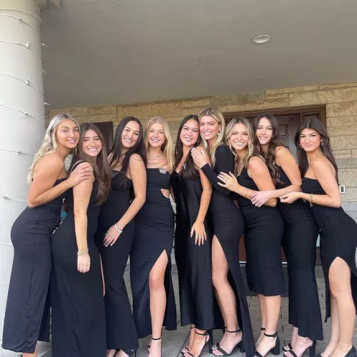 [9] College Girls in Black