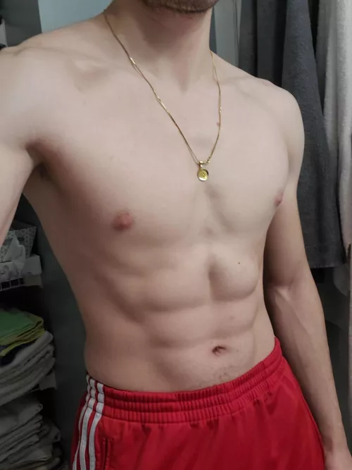 Ab day post workout