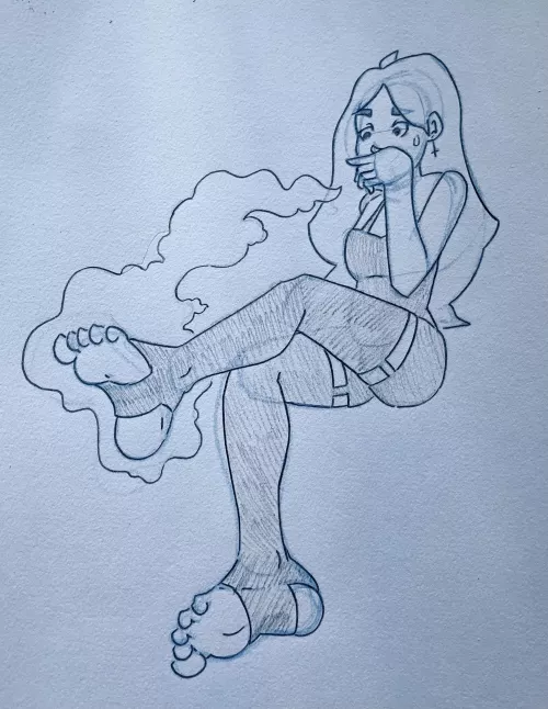 after a long night of dancing! [OC] (pinkkimochi)