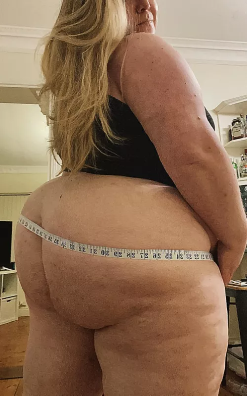 Any guesses on how big it is? Hint: The tape is too short 😏