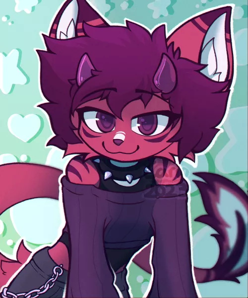 art by me; @Lariohh on twitter!! character belongs to @NegativeAward on twitter!!