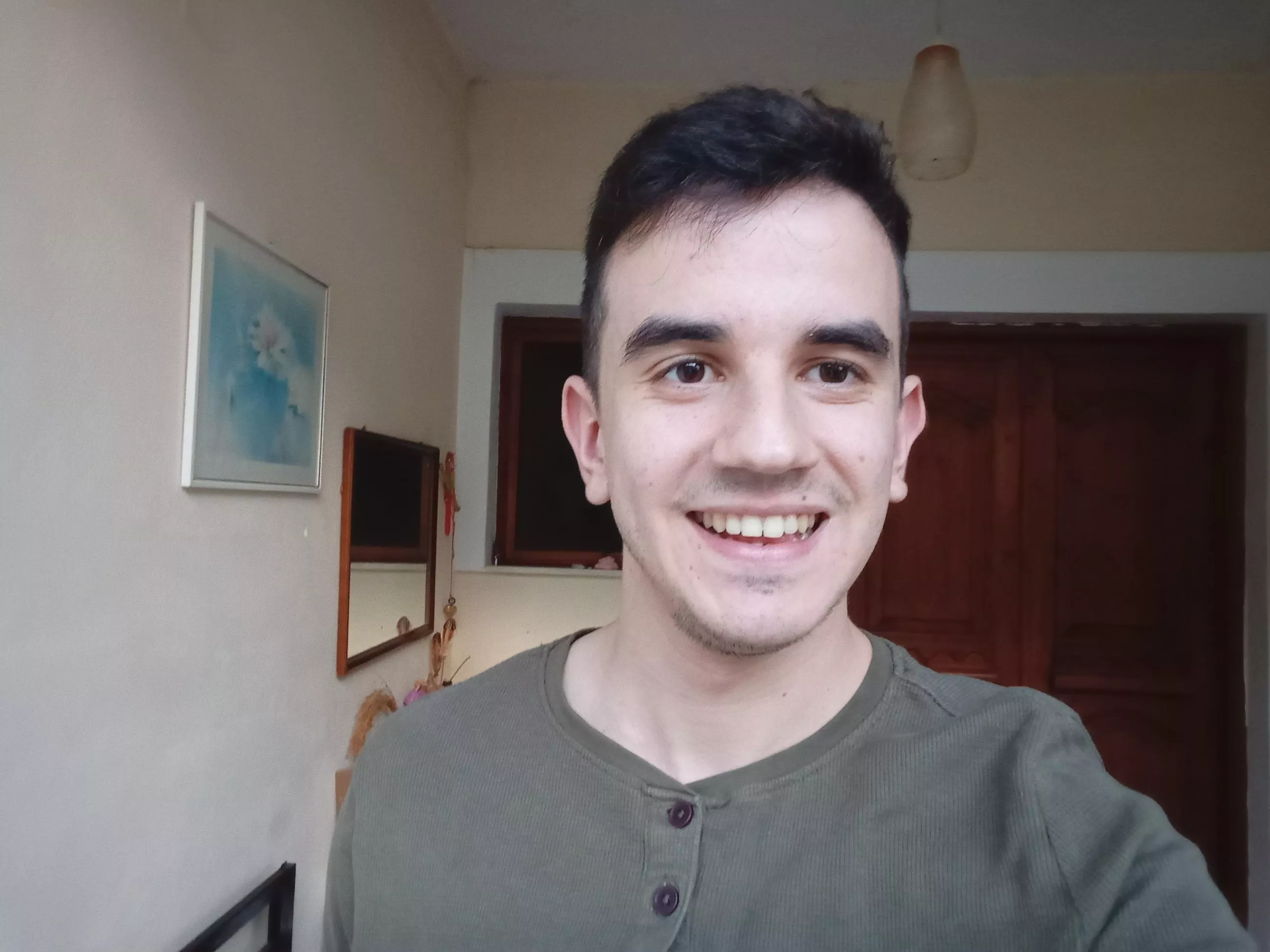 Be honest. Ugly without the facial hair or not.?