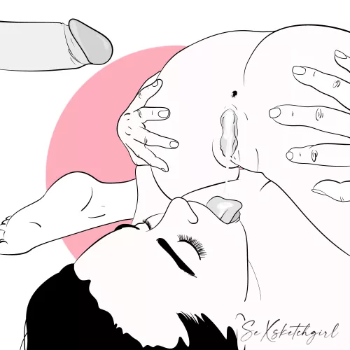 Eating Creampie (by Sexsketchgirl)