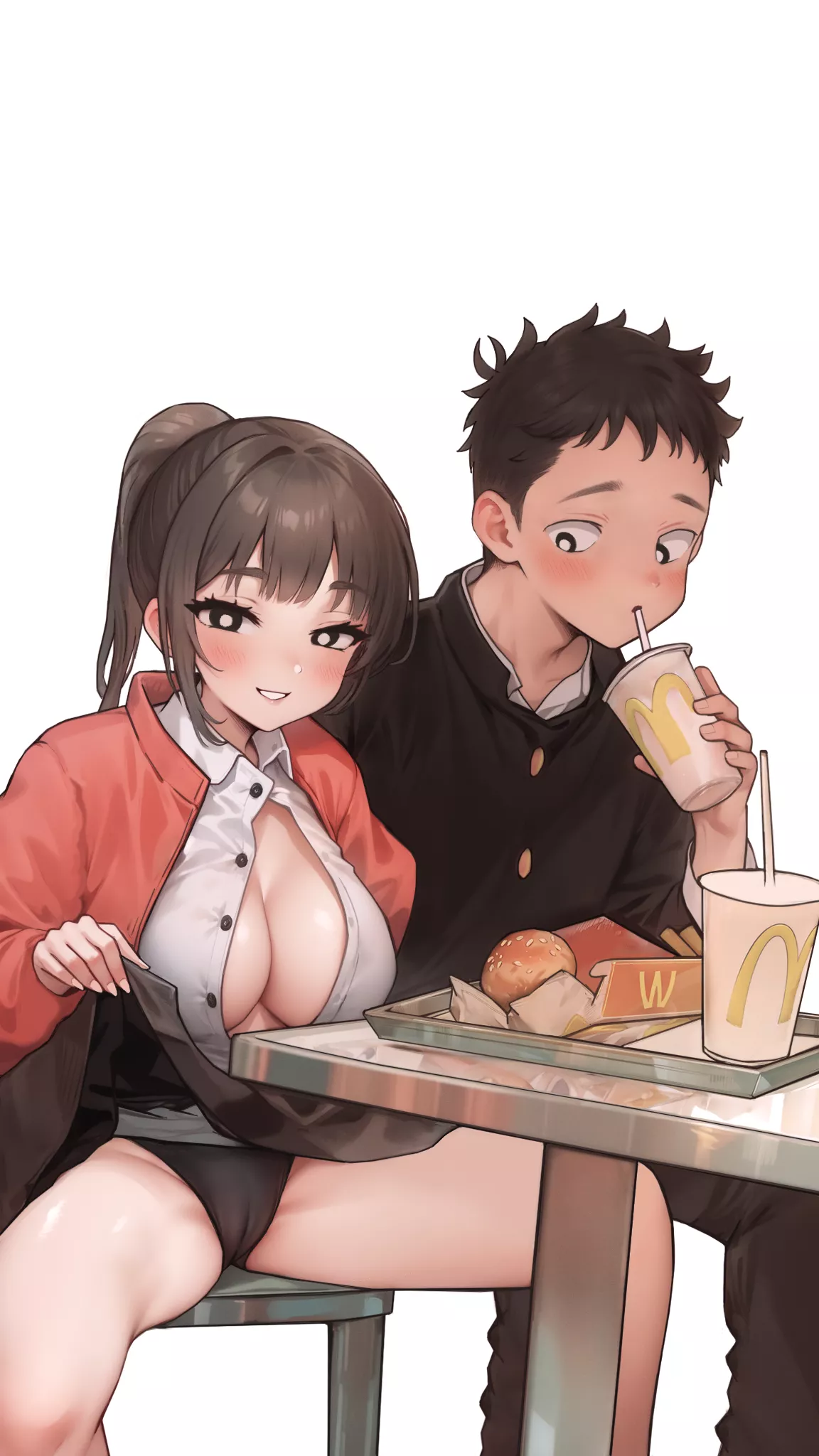 Flashing in a Mcdonald's