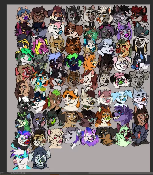 I took the responsibility of transforming as many followers as possible into pigs >:)