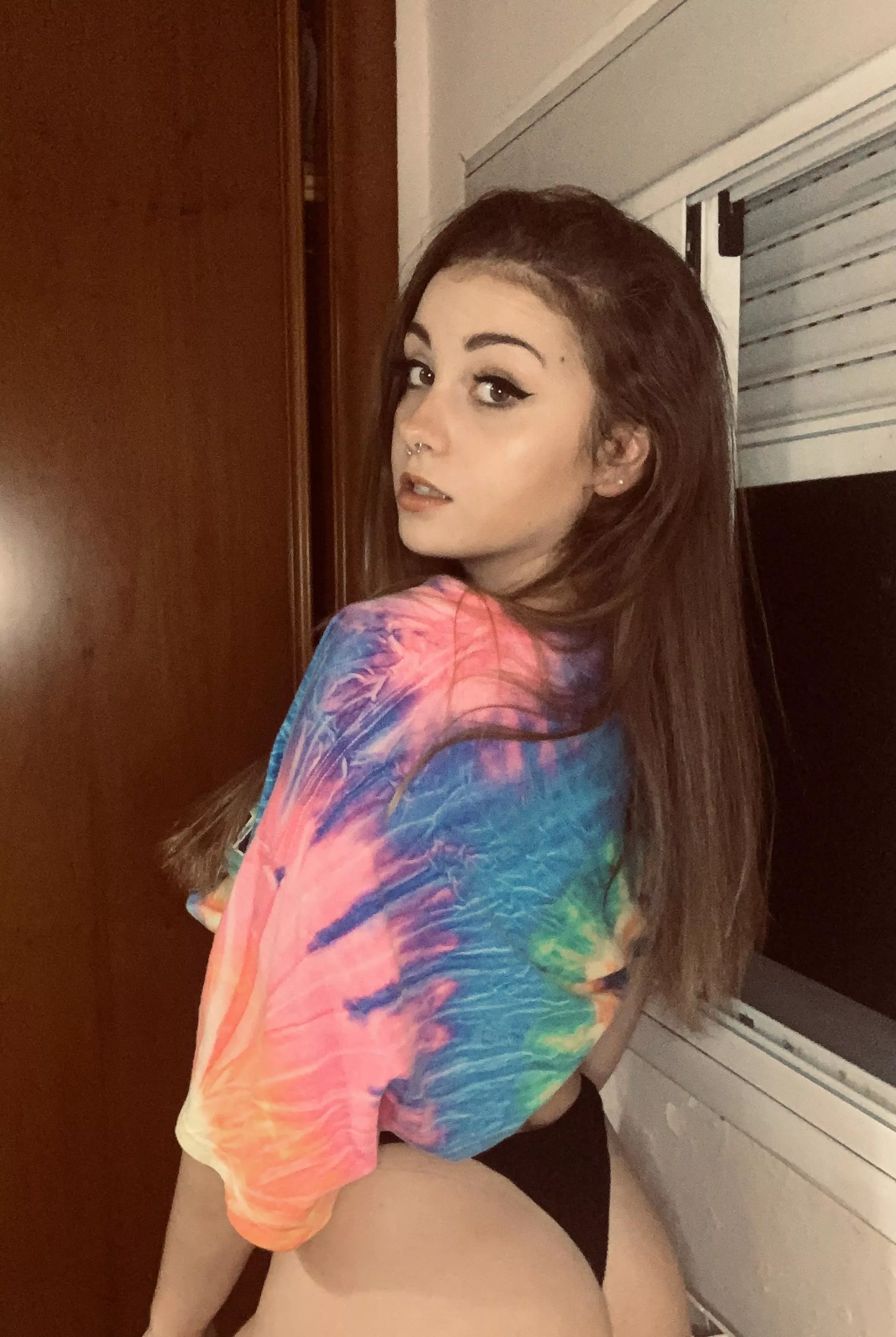 I want cum on top of me