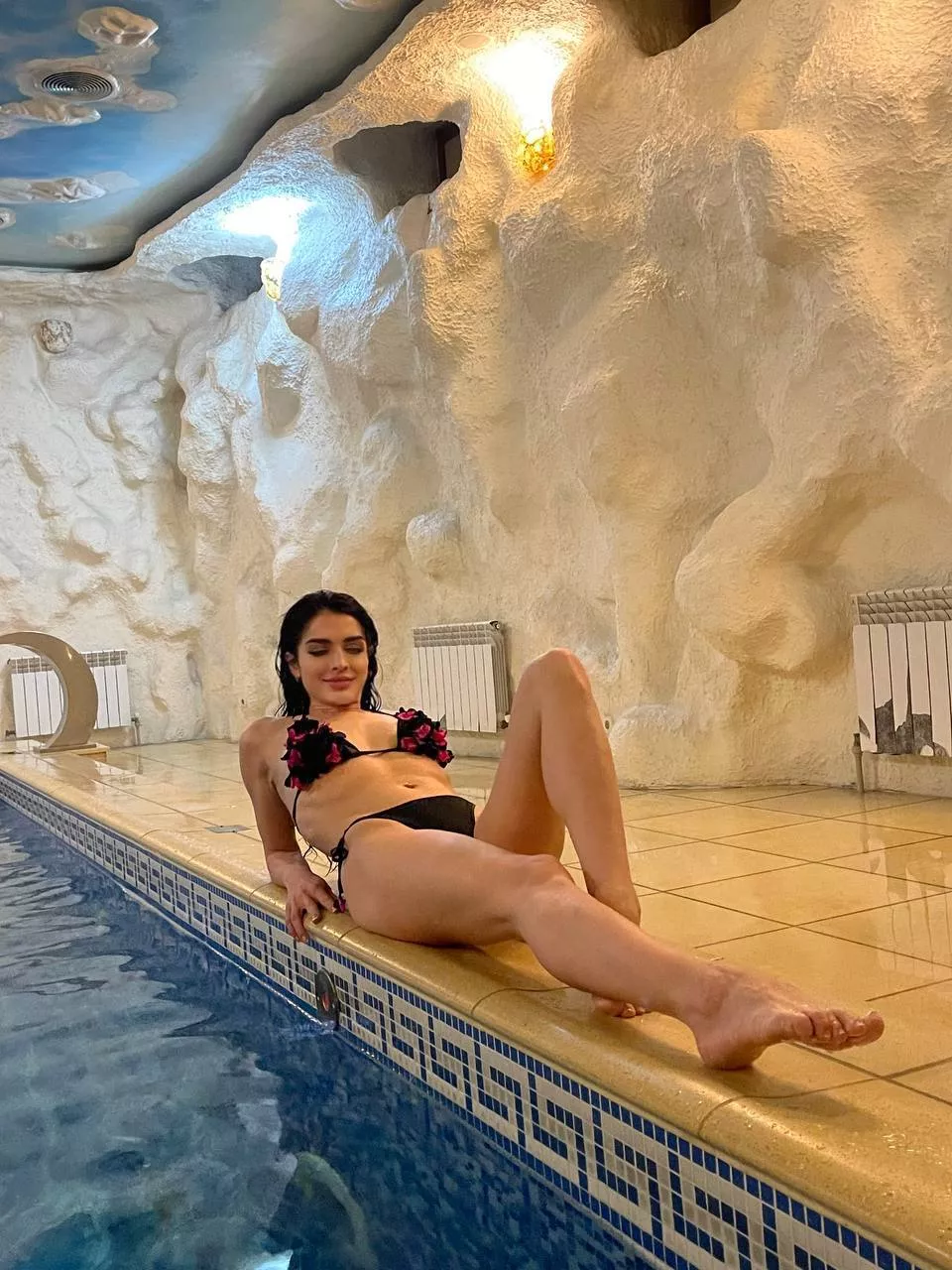 Let me caress your dick with my feet