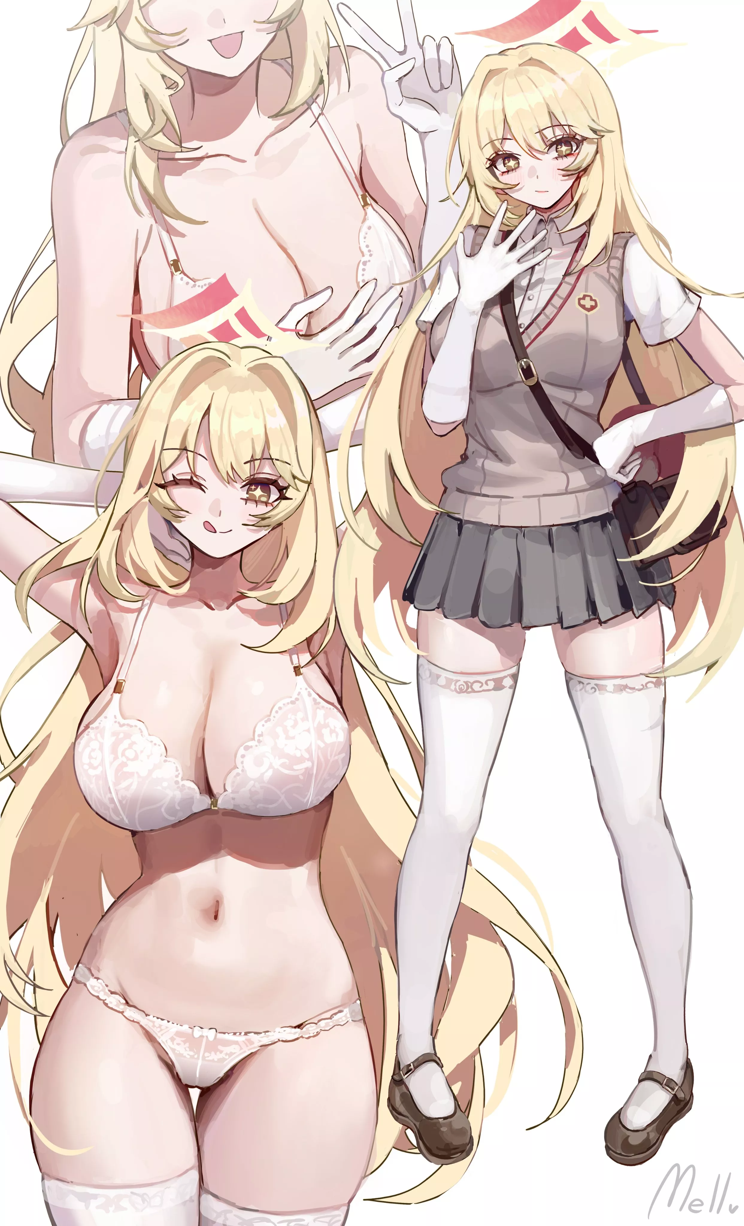 Misaki Thighs [Blue Archive]