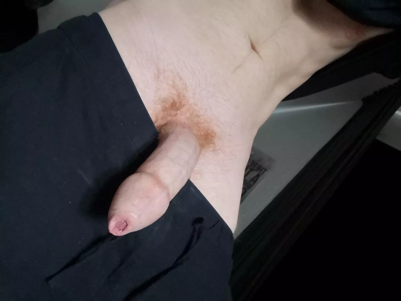 My soft uncut cock. Let me know what you think