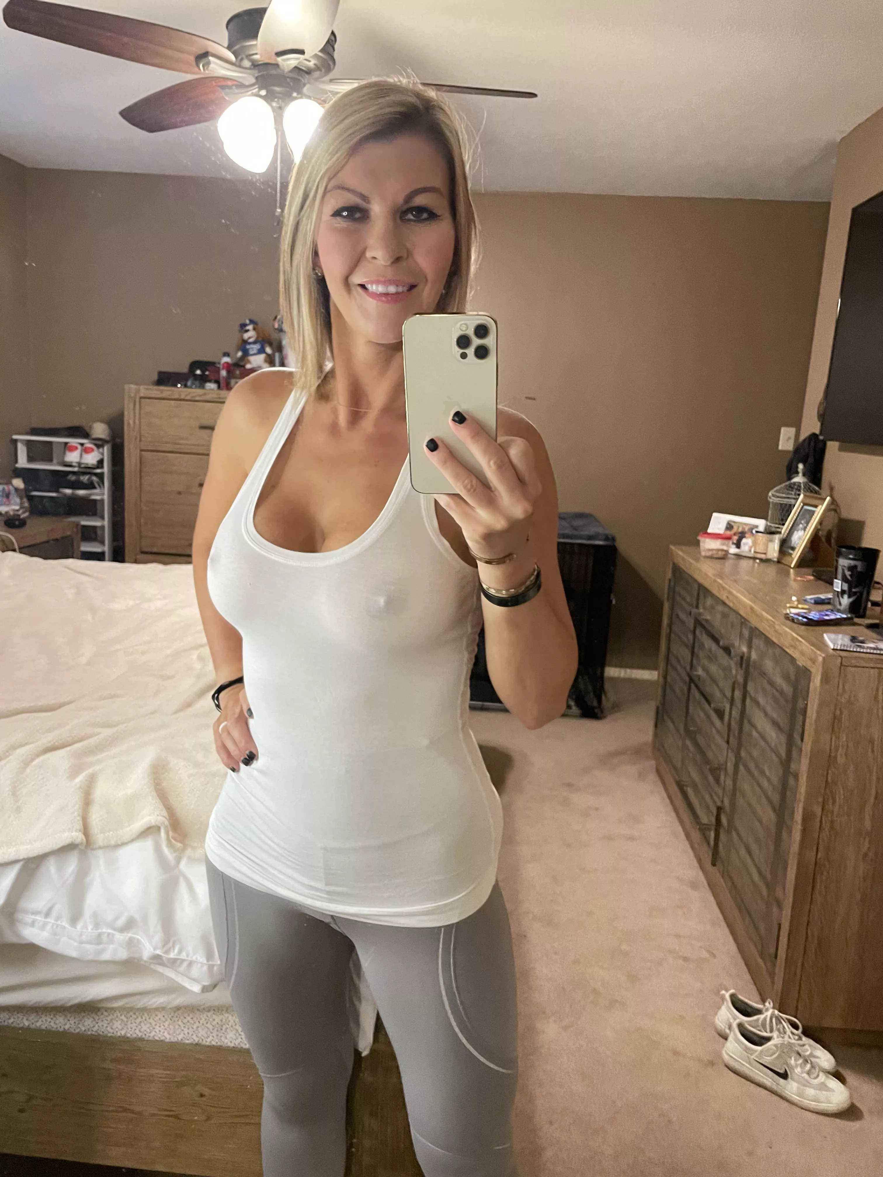 Todays GYM fit might be a little inappropriate but you can see my abs. Your thoughts?