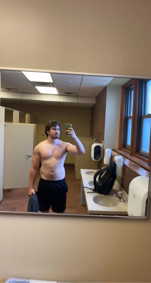 Took this in the bathroom at my old university :)