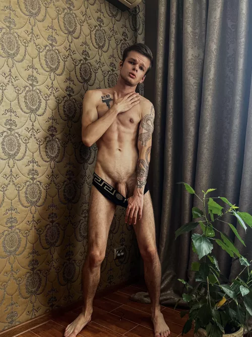 Waiting for getting a good blowjob