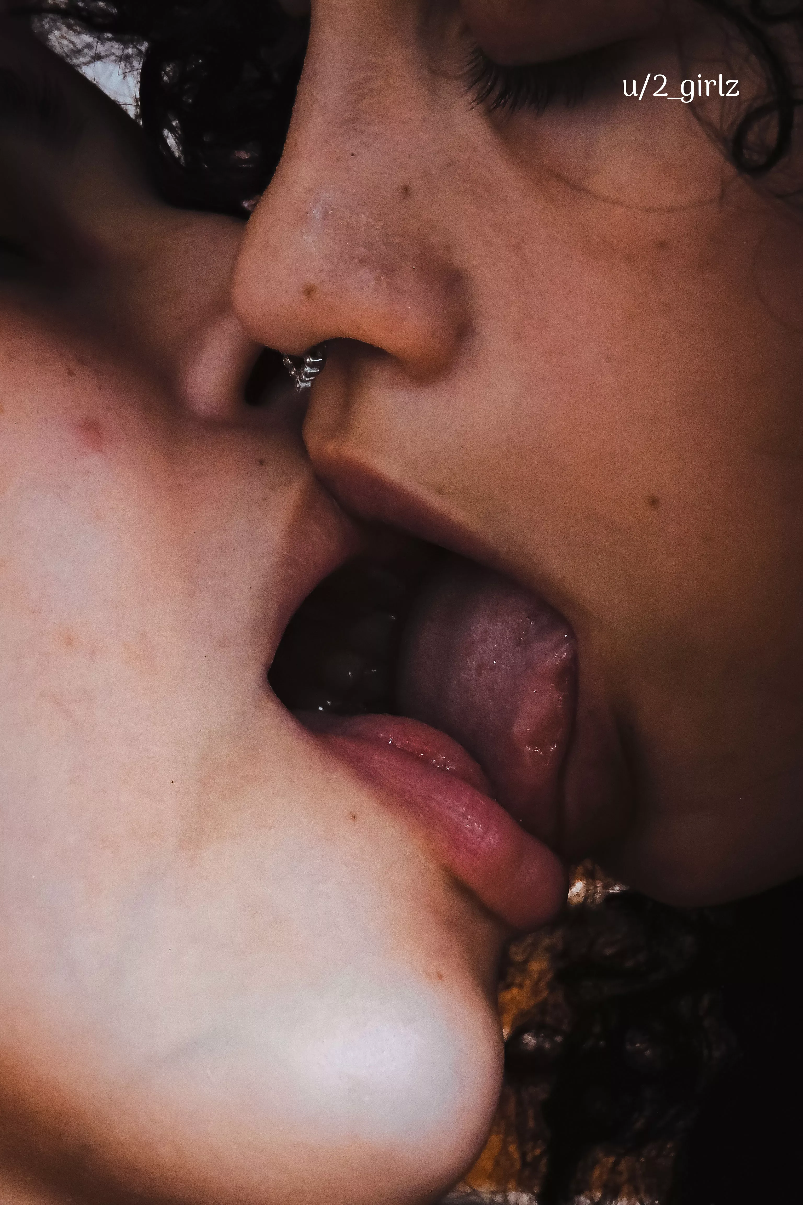 When love is real, kisses are more intense