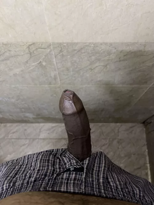 Why does it keep slipping out of my shorts? Hehe