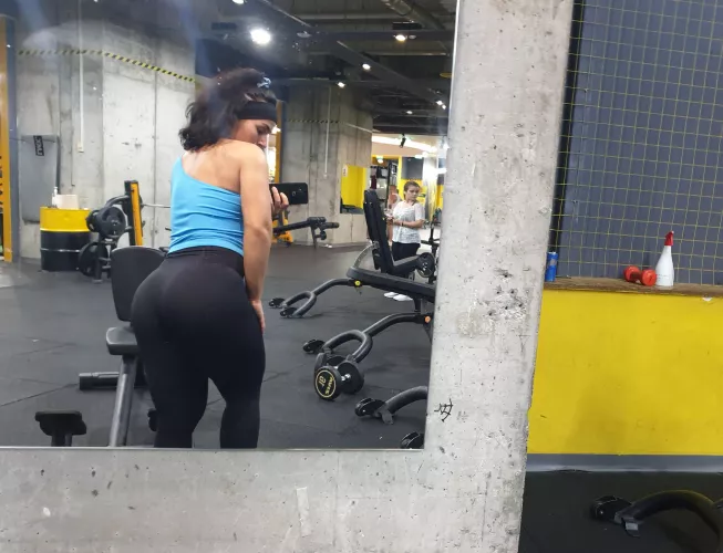 Working on those glutes