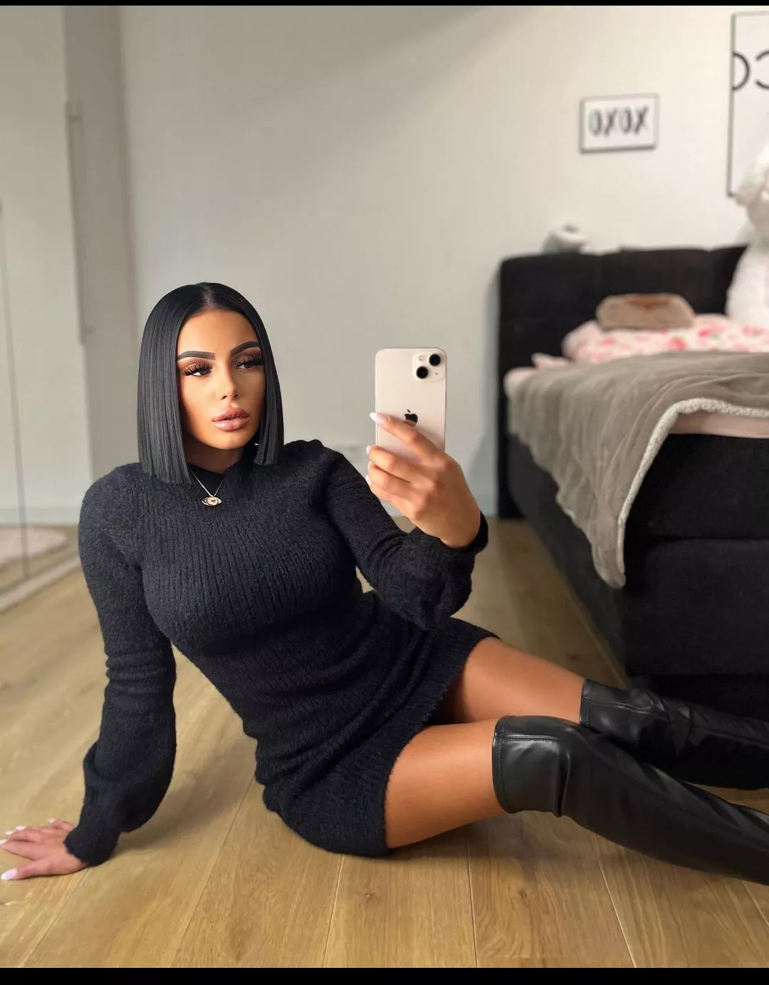 Already on the floor.