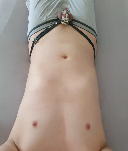 Freshly shaven! Add time to my chastity via link in comments! For each nice comment i will add an additional hour! :)