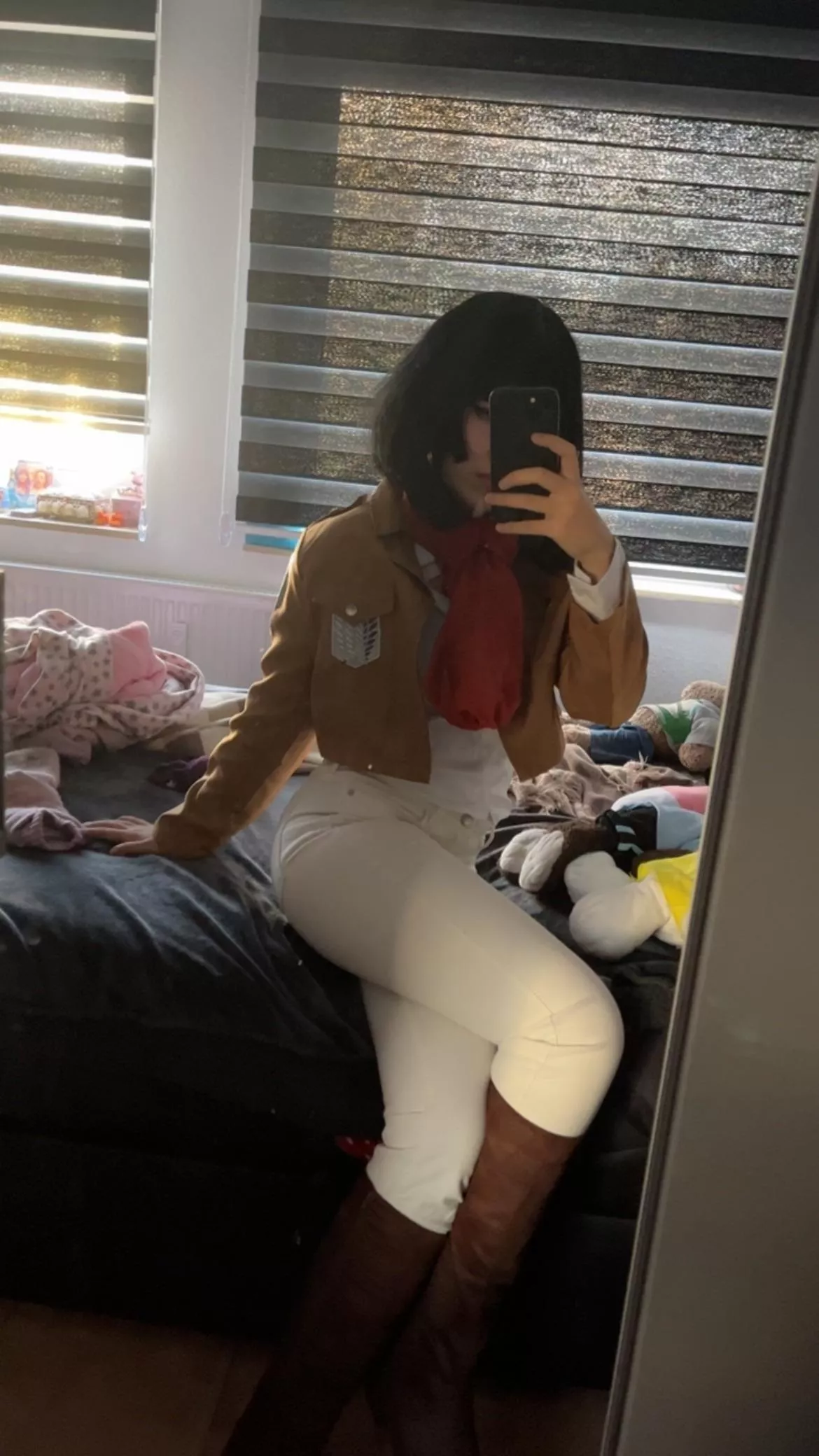 I cosplayed Mikasa
