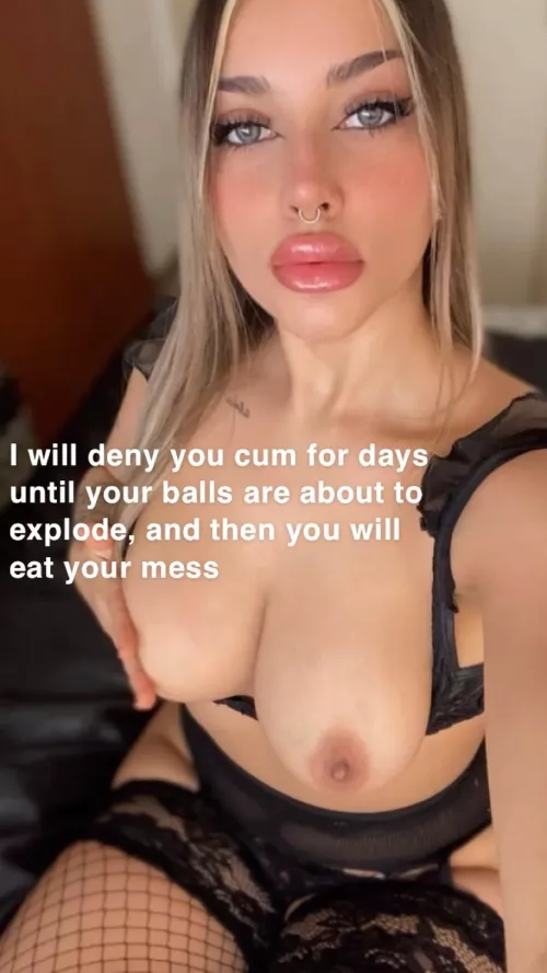 I want to make your mouth a dairy farm