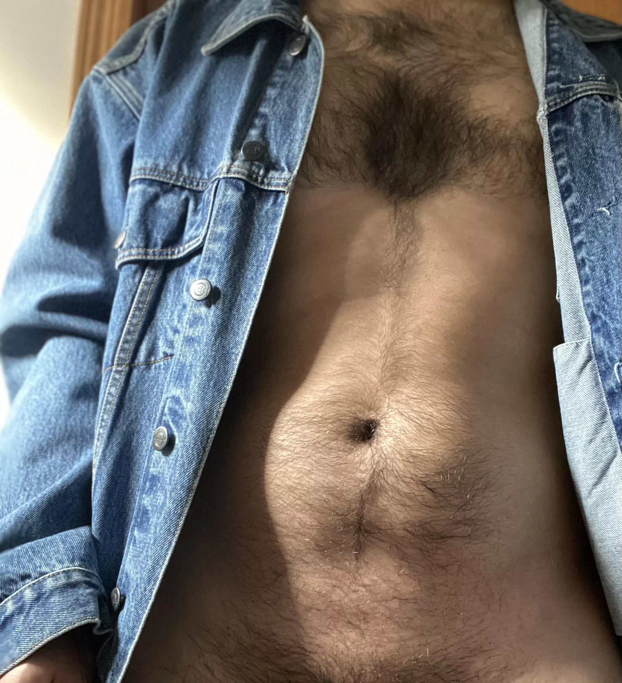 Let’s make it a denim chest Sunday