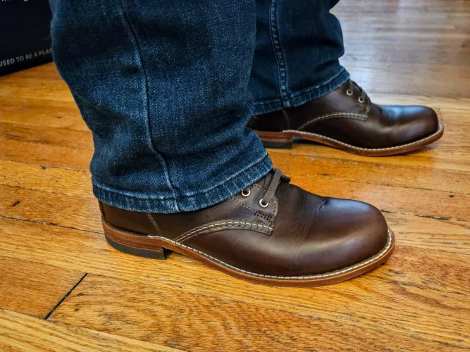 My first leather sole boots...