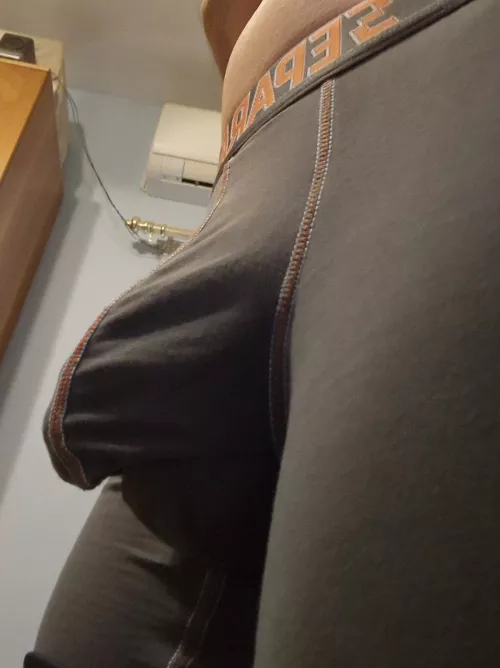 Pouch underwear is great at showing off your package!